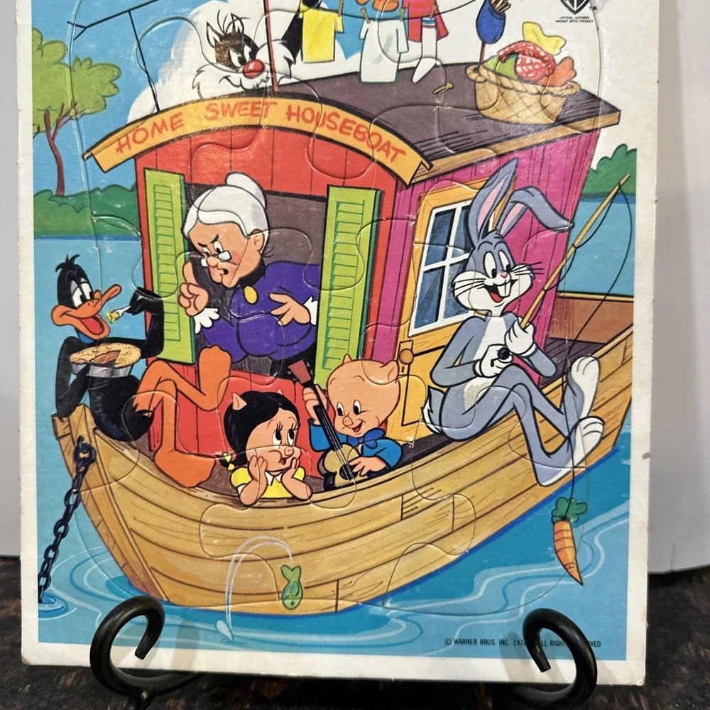 VTG 1985 Looney Tunes Frame Tray Puzzle Playskool